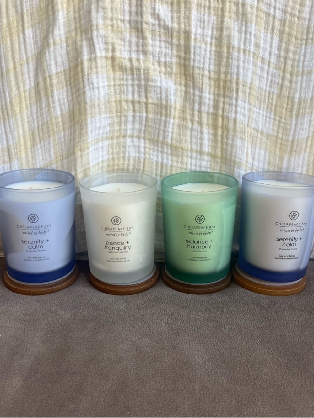 NWT Chesapeake Bay Soy with Essential Oil Candles